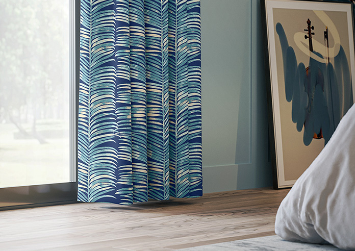 Melody Velvet, Blue Lagoon - Made to Measure Curtains - Image 5